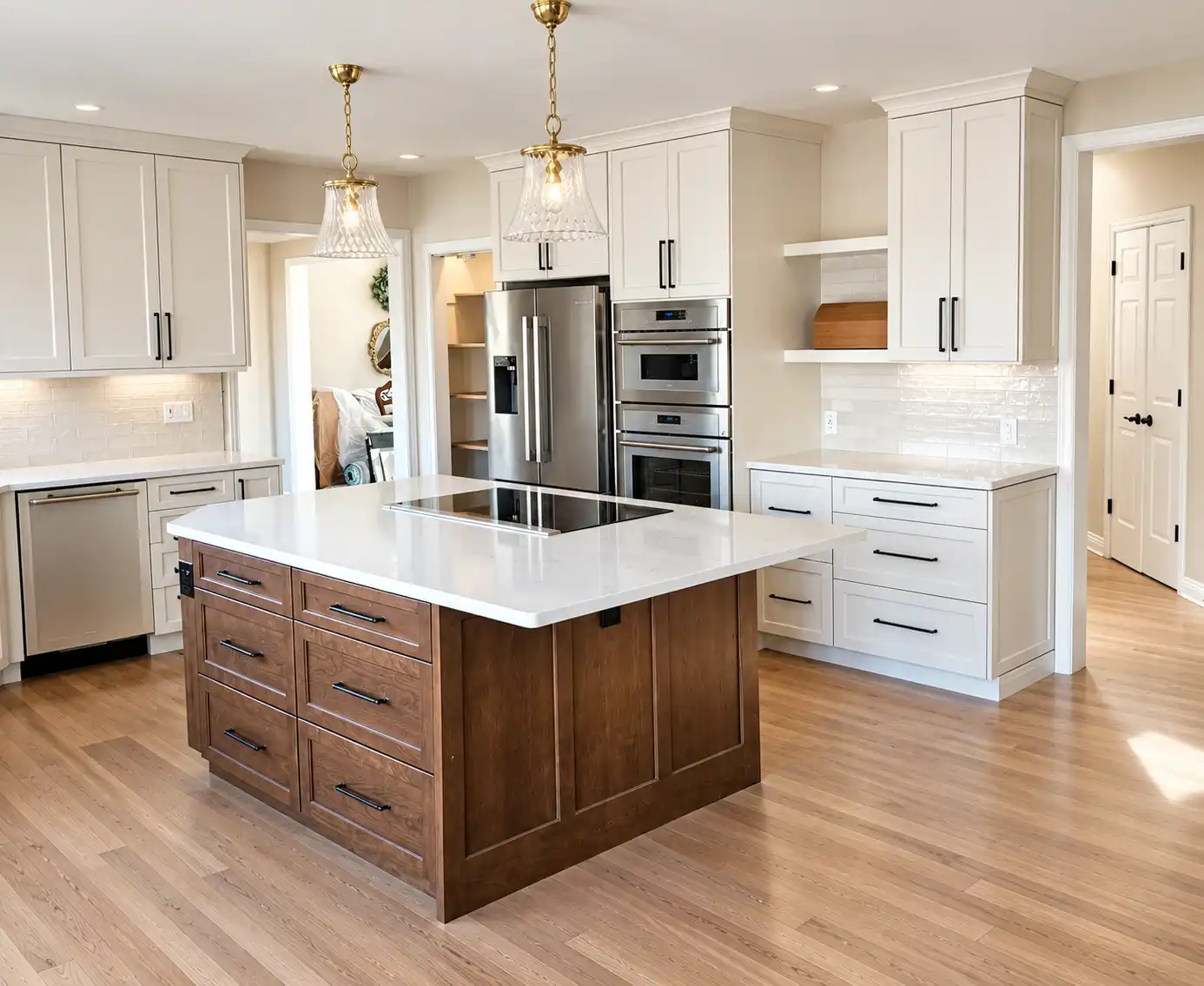 Kitchen Remodeling inspiration featuring carefully coordinated interior finishes
