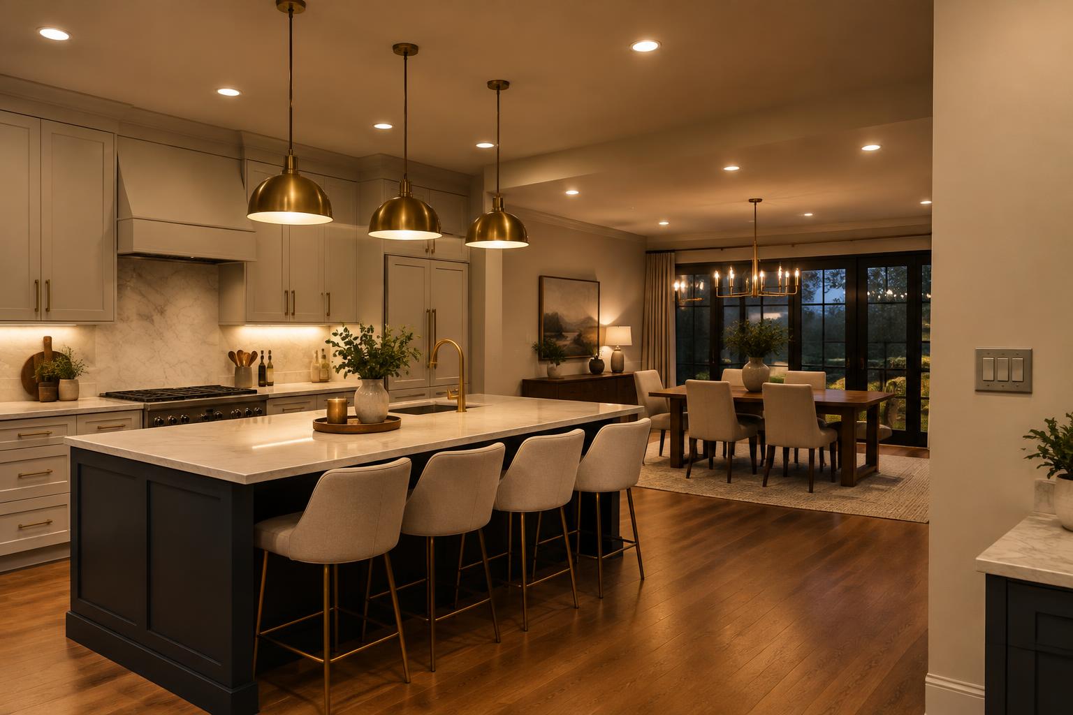 Electrical inspiration featuring carefully coordinated interior finishes