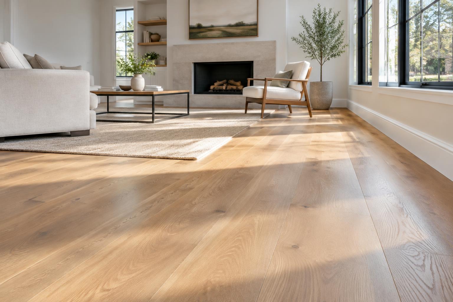 Flooring inspiration featuring carefully coordinated interior finishes